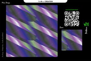 Aurora Prism Drift Pattern – Premium Seamless Abstract Vector Design