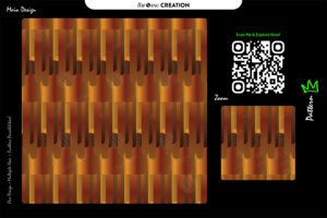 Bronze Vertical Cascade Pattern – Premium Seamless Abstract Vector Design