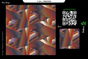 Burnished Copper Helix Pattern – Premium Seamless Abstract Vector Design