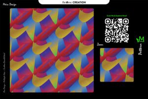 Chromatic Fusion Wave Pattern – Premium Seamless Abstract Vector Design