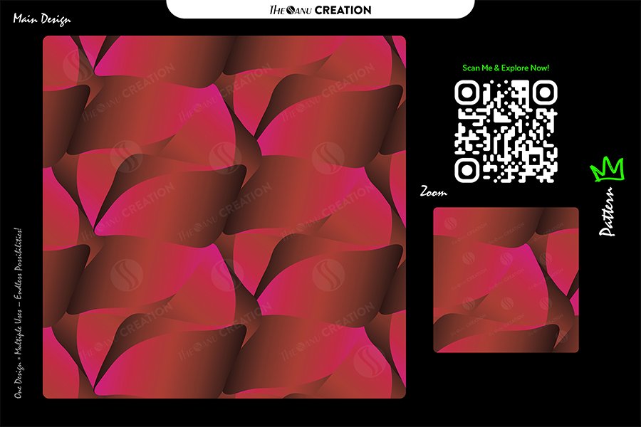 Crimson Ember Wave Fusion – Seamless Gradient Flow Pattern