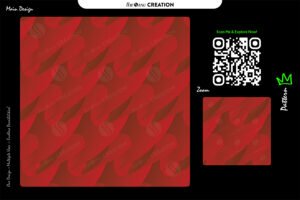 Crimson Flow Motion Pattern – Premium Seamless Abstract Vector Design
