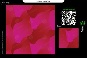 Crimson Fusion Flow Pattern – Bold Red & Magenta Seamless Abstract Surface Design