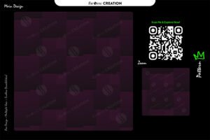 Dark Amethyst Grid Pattern – Premium Seamless Abstract Vector Design