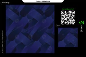 Deep Indigo Drift Pattern – Premium Seamless Abstract Vector Design