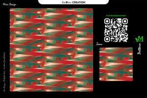 Festive Ember Weave Pattern – Premium Seamless Abstract Vector Design