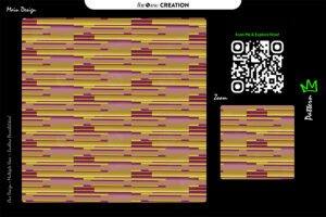 Golden Linear Fusion – Seamless Layered Bar Gradient Pattern
