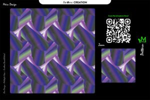 Iridescent Prism Weave Pattern – Premium Seamless Abstract Vector Design