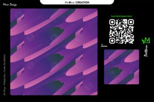 Lavender Pulse Drift Pattern – Premium Seamless Abstract Vector Design
