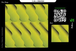 Lime Flux Curve Pattern – Vibrant Green Seamless Abstract Surface Design