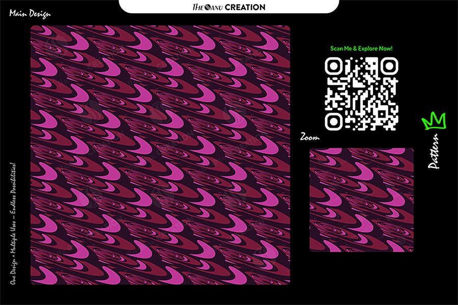 Magenta Pulse Wave Pattern – Dynamic Seamless Abstract Surface
