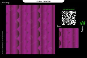 Magenta Vertical Rhythm Pattern – Premium Seamless Abstract Vector Design