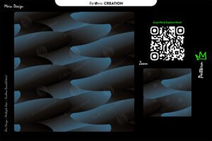 Midnight Azure Flow Pattern – Deep Blue Seamless Abstract Surface Design