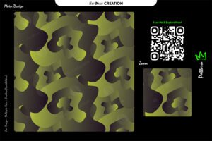 Olive Shadow Flow Pattern – Seamless Gradient Abstract Surface