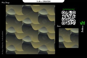 Olive Smoke Flow Pattern – Premium Seamless Abstract Vector Design