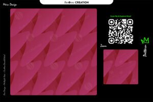 Crimson Wave Motion Pattern – Seamless Abstract Surface