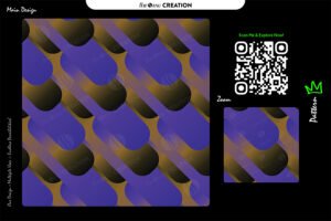 Royal Obsidian Glide Pattern – Purple & Gold Diagonal Seamless Surface Design