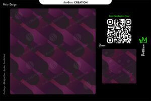 Royal Plum Drift Pattern – Premium Seamless Abstract Vector Design