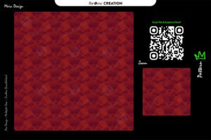 Scarlet Pulse Micro Pattern – Dense Seamless Abstract Texture