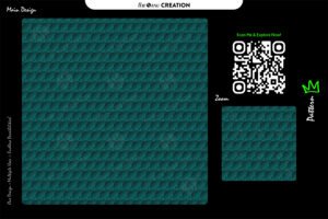 Teal Spiral Drift Pattern – Premium Seamless Abstract Vector Design