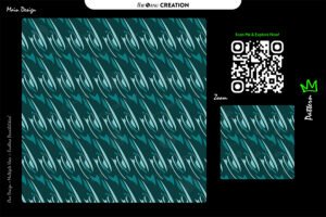 Teal Velocity Wave Pattern – Deep Ocean Seamless Abstract Surface Design
