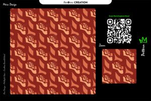 Terracotta Ember Flow Pattern – Rustic Brown Seamless Abstract Surface Design