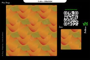 Amber Horizon Layer Pattern – Warm Orange Seamless Abstract Surface Design