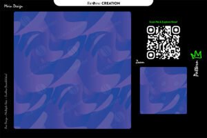 Indigo Drift Flow Pattern – Blue Violet Seamless Abstract Surface Design