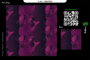 Magenta Plum Fusion Pattern – Seamless Bold Gradient Surface