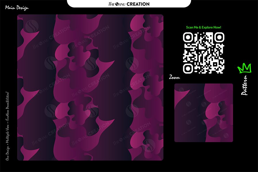 Magenta Plum Fusion Pattern – Seamless Bold Gradient Surface