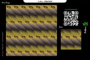 Molten Bronze Wave Pattern – Gold Brown Seamless Abstract Surface Design