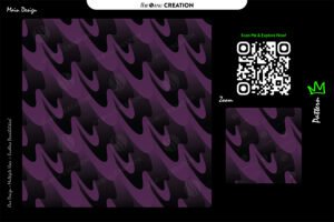 Plum Shadow Wave Pattern – Seamless Deep Purple Gradient Surface
