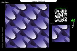 Violet Ribbon Drift Pattern – Purple Seamless Abstract Surface Design