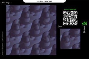 Violet Shadow Wave Pattern – Deep Purple Seamless Abstract Surface Design