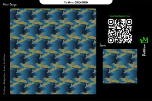 Aero Blade Rhythm Pattern – Structured Gradient Abstract Motion Design