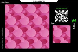 Blush Bubble Flow Pattern Design – Soft Pink Gradient Abstract Surface System