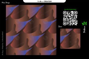 Bronze Wave Fusion Pattern – Deep Gradient Abstract Motion Design