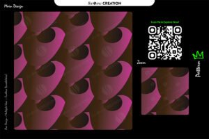 Crimson Curve Depth Pattern Design – Premium Magenta Abstract Surface System