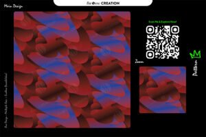 Crimson Flow Depth Pattern – Bold Gradient Abstract Motion Design