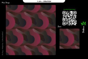 Crimson Wave Flow Pattern Design – Premium Abstract Layered Surface System