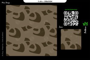 Earth Tone Organic Cut Pattern Design – Modern Abstract Surface System