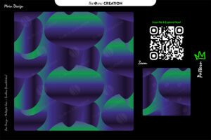 Emerald Wave Depth Pattern – Dark Gradient Abstract Surface Design