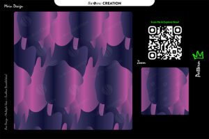 Magenta Shadow Flow Pattern – Dark Gradient Abstract Surface Design