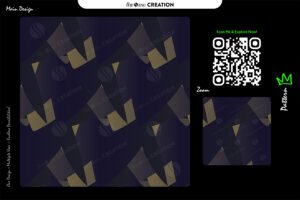 Midnight Gold Geometric Abstract Pattern Design – Premium Luxury Surface System