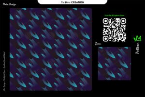 Neon Aqua Slash Pattern Design – Dynamic Gradient Abstract Surface System