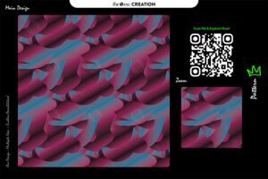 Neon Magenta Flow Pattern – Vibrant Gradient Abstract Motion Design