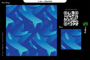 Ocean Flow Blue Pattern – Dynamic Gradient Wave Abstract Design