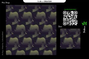 Olive Flow Curve Abstract Pattern Design – Premium Repetitive Surface System