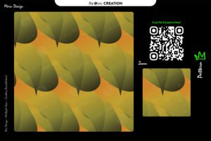 Olive Leaf Flow Pattern Design – Warm Organic Surface System