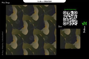 Olive Shadow Flow Pattern Design – Premium Organic Abstract Surface System